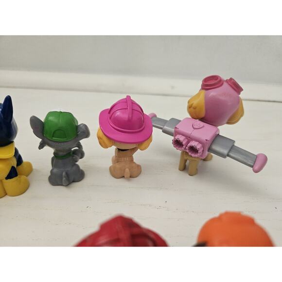 Paw Patrol Action Pack Pups Figures Lot of 13 Marshall Skye Rocky Rubble Zuma - Picture 9 of 10